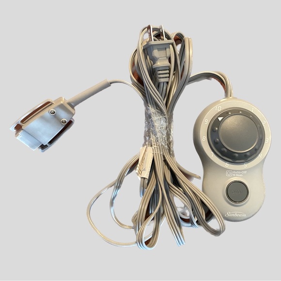 Sunbeam Bedding Sunbeam S85a Electric Heated Blanket Remote Control Heat Settings Poshmark